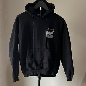 Kid Rock Black Pullover Hoodie -  Black Hoodie - Size Small